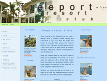 Tablet Screenshot of freeportresort.com